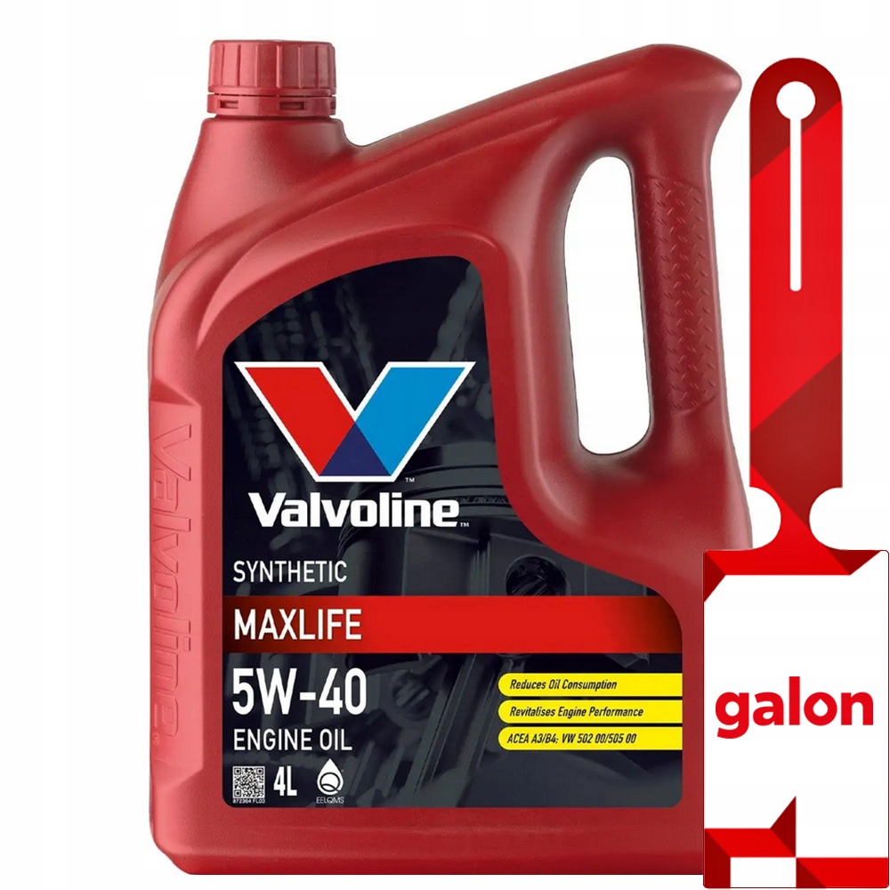 Valvoline Maxlife 5w40 4L syntetyczny olej silnikowy