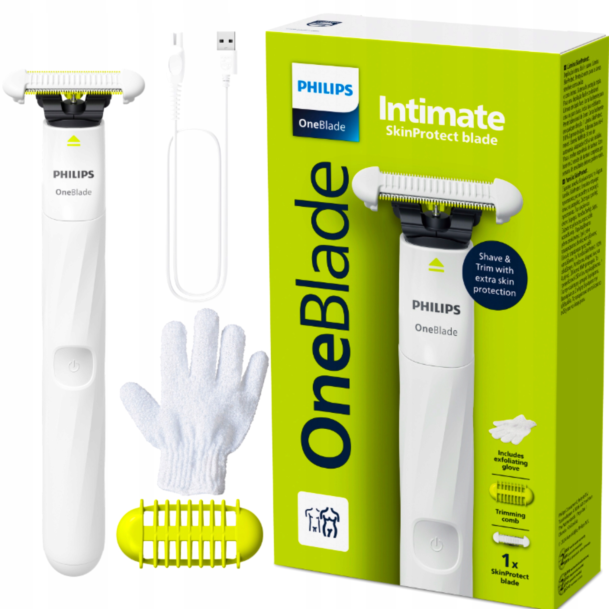 Golarka Philips OneBlade dla Kobiet Maszynka Do Golenia Bikini Pach Nóg