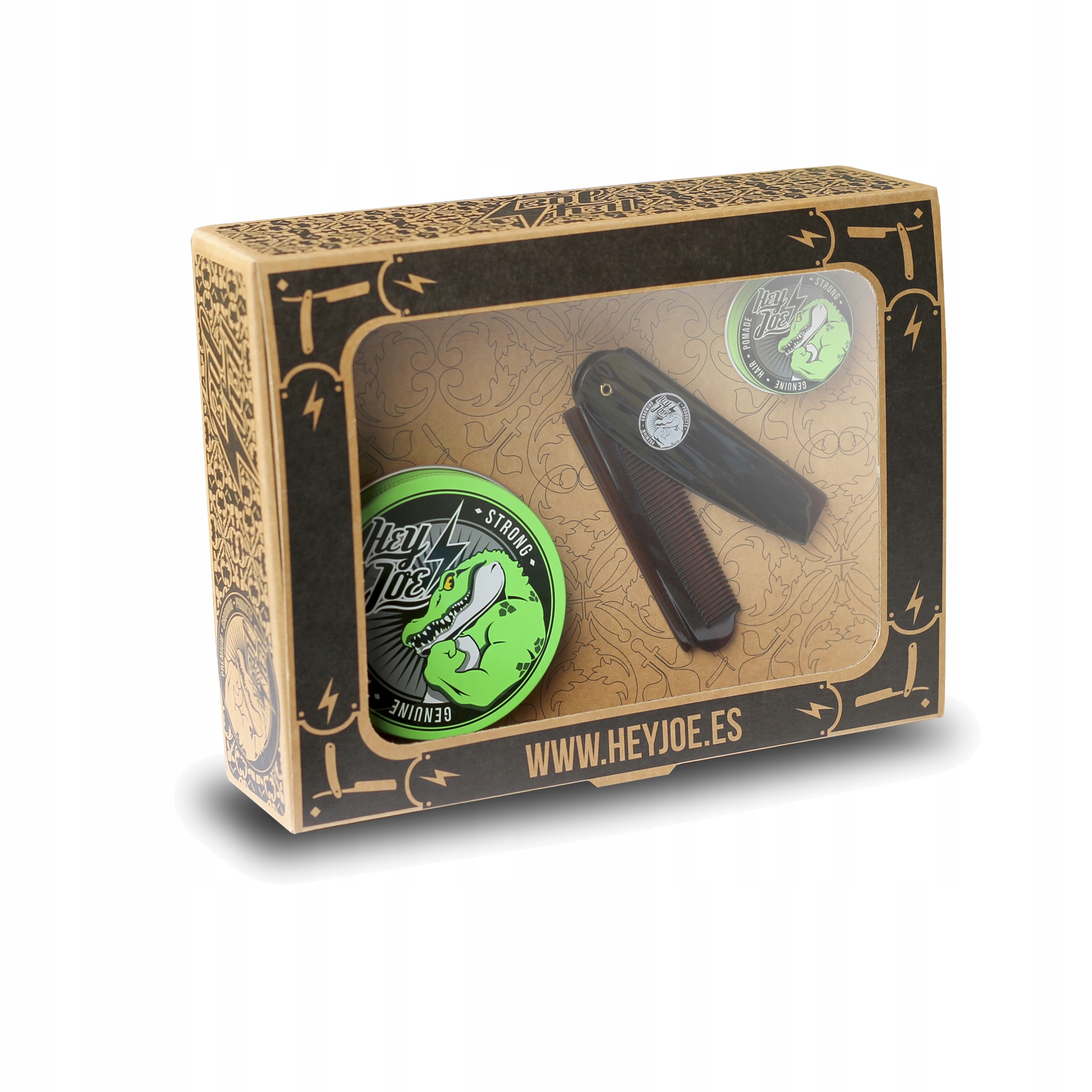 Sada na vlasy Hey Joe Pomade survival kit Strong
