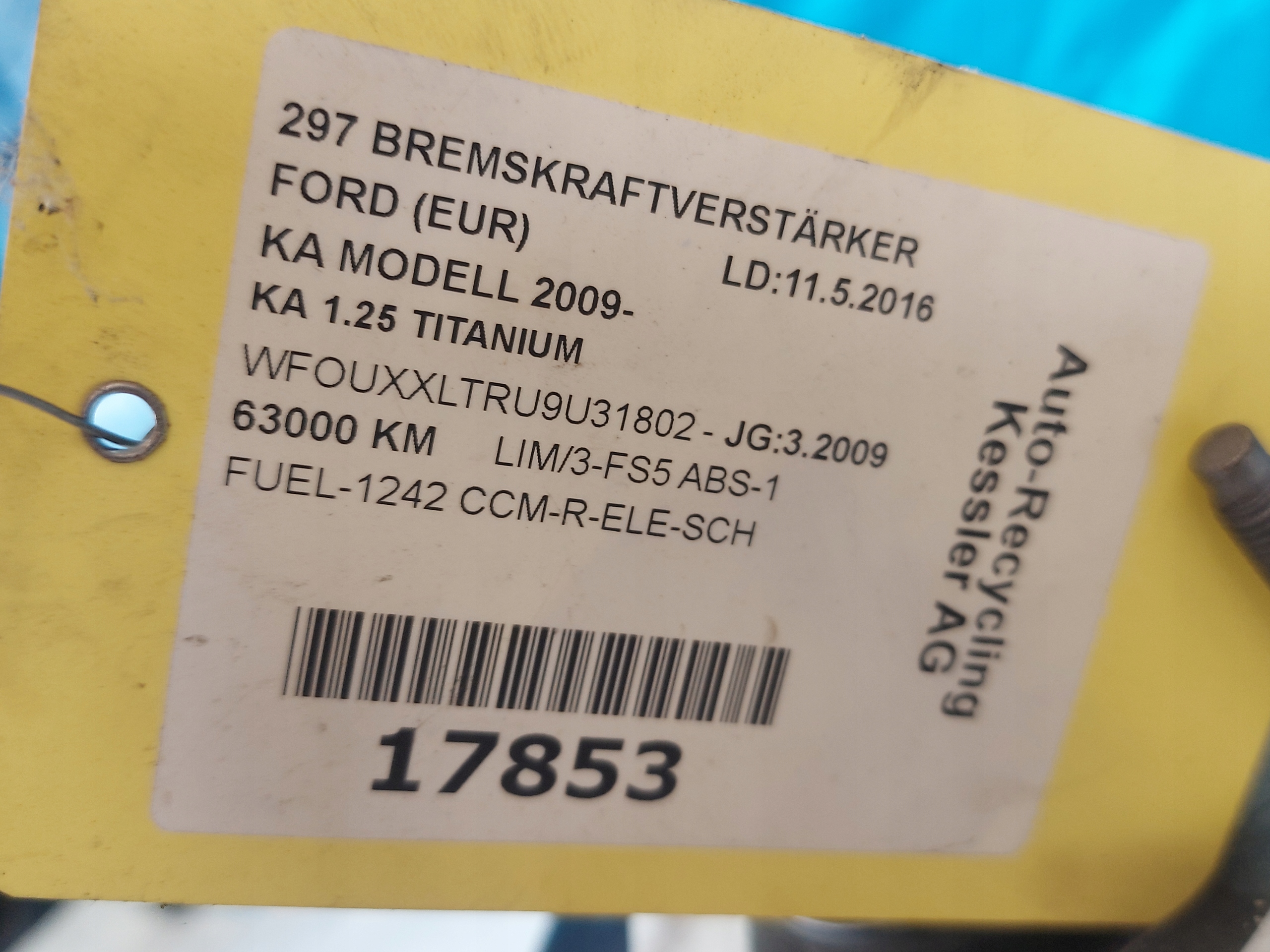 servo Pompa FORD KA II 51838695 1.25B