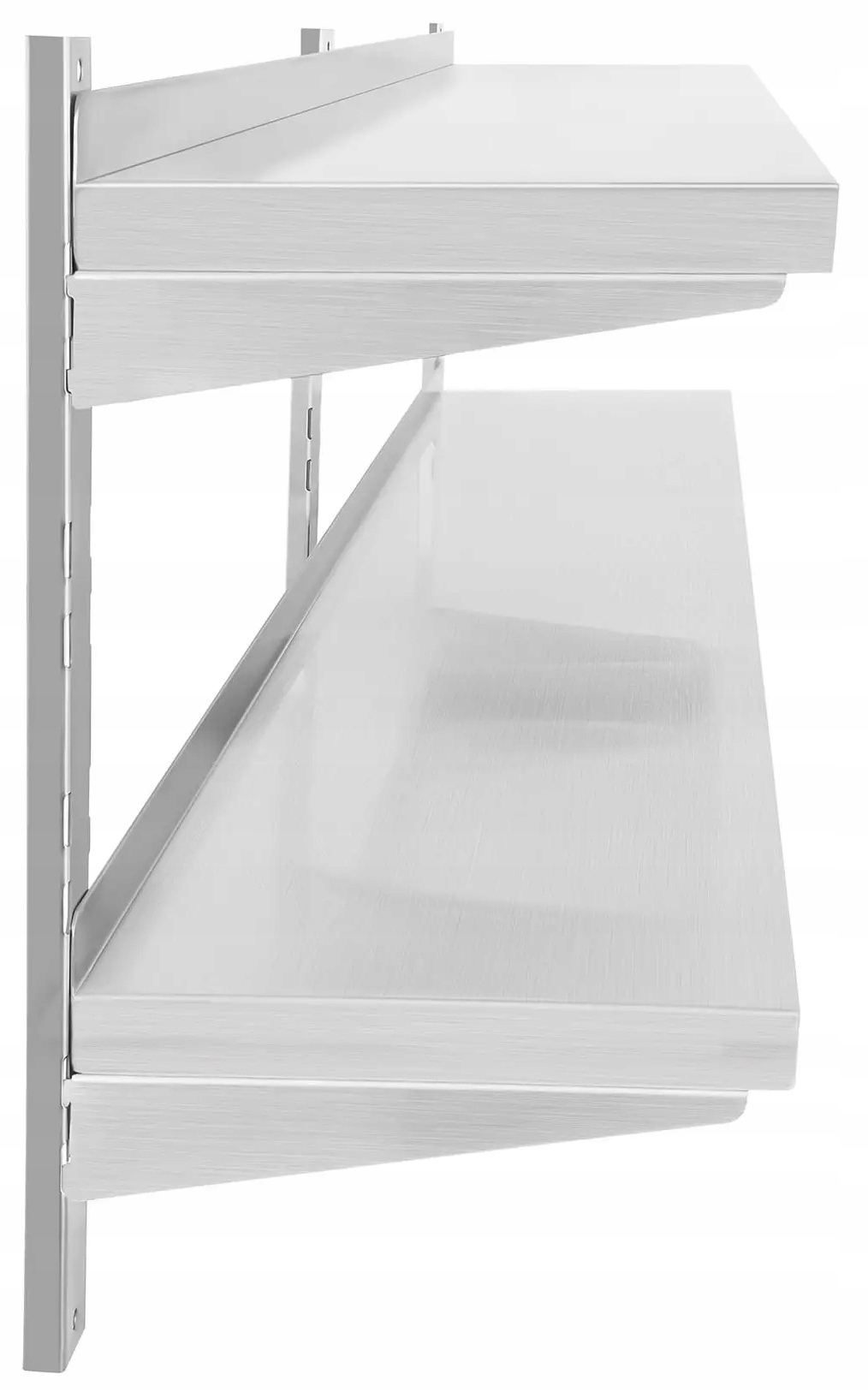 Półka wisząca ścienna 2 blaty 160x30 cm Royal Catering RCWR-160.2 10010362