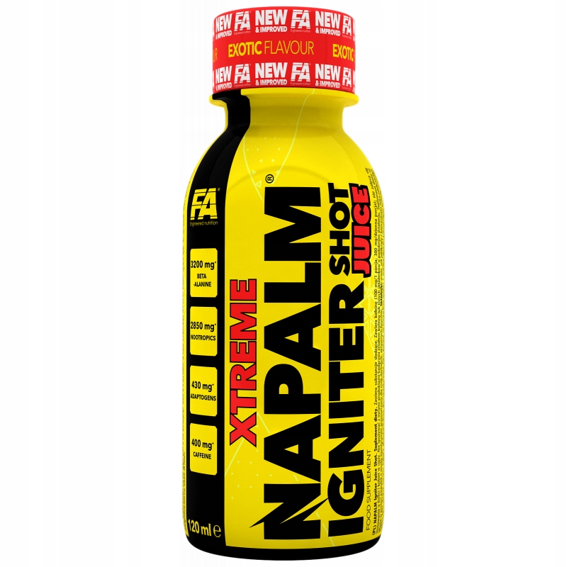 FA NAPALM JUICE SHOT 12x 120ml SZOT PRZEDTRENINGOWY — 10