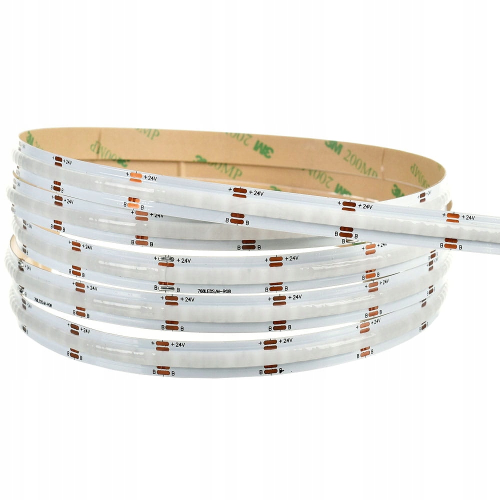 Profesionální Led pásek Cob 14W Rgb 12V 5 m 768 čipů/m Cri >90 IP20