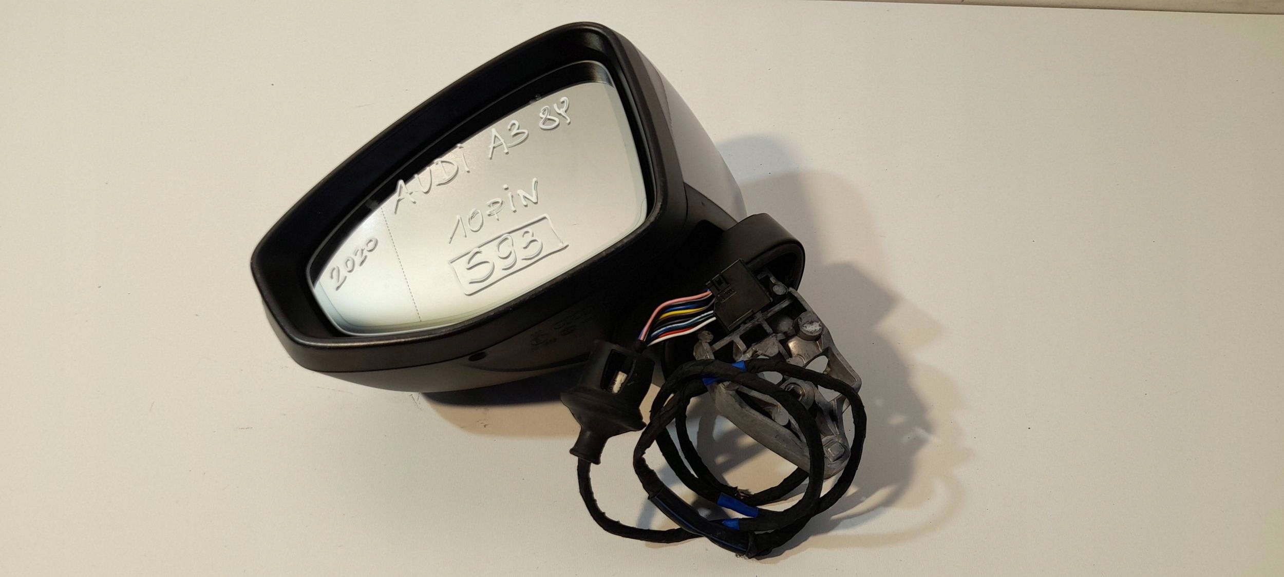 Audi A3 8Y 2020 mirror left 10-PIN A046729 (S93)