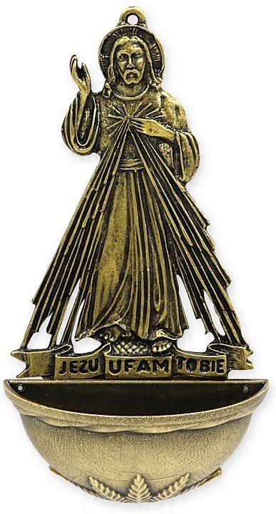 

Kropielnica Domowa Wisząca Jezus Miłosierny