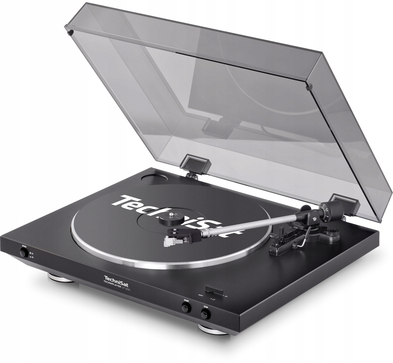 Poloautomatický Usb gramofón Phono/line 33/45 TechniSat TechniPlayer Lp 200