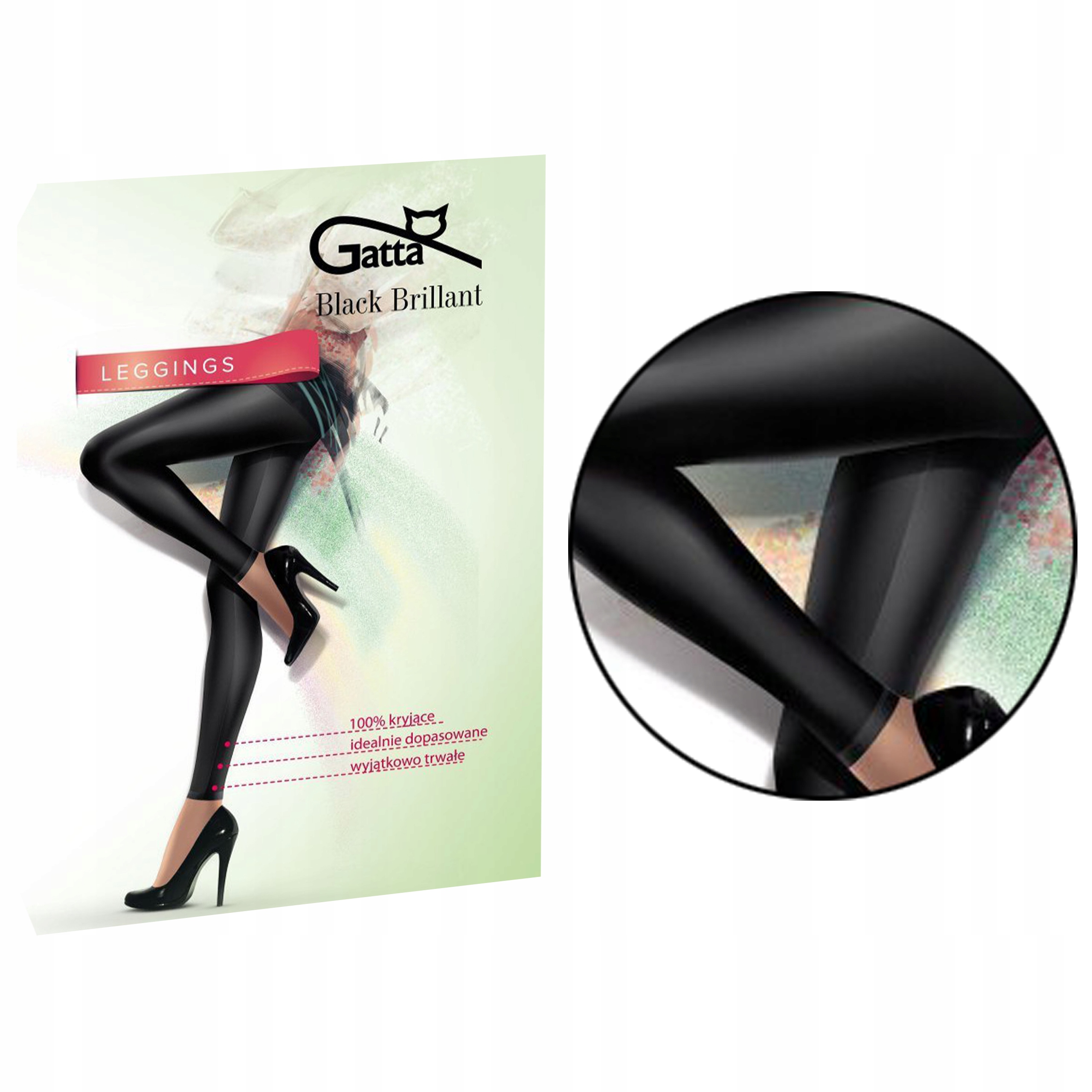 

Legginsy Gatta kryjące Black Brillant trwałe 3-M