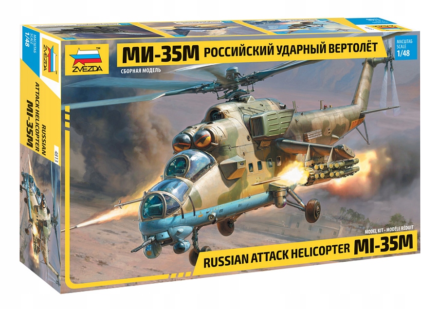 Zvezda 4813 1/48 MIL MI-35M Ruský vrtulník