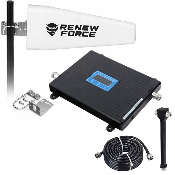 Výkonný Zosilňovač signálu Gsm/gprs Edge Lte 2G/3G/4G Lte +2 antény