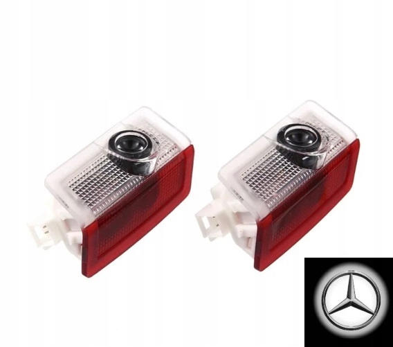 Mercedes Benz Led Logo Projektory W205 W212 W213 Gla Glb Glc Gle Gls.
