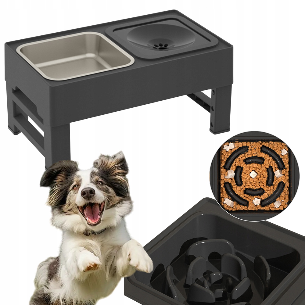 Levně Miska Na Pití Pro Psy: Nastavitelná Výška, Stabilní A S Napětím