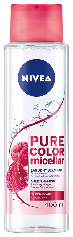 

Szampon micelarny do włosów Nivea Pure Color 400ml