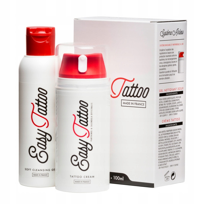 

Easy Tattoo krem 100ml + żel 125ml do tatuażu