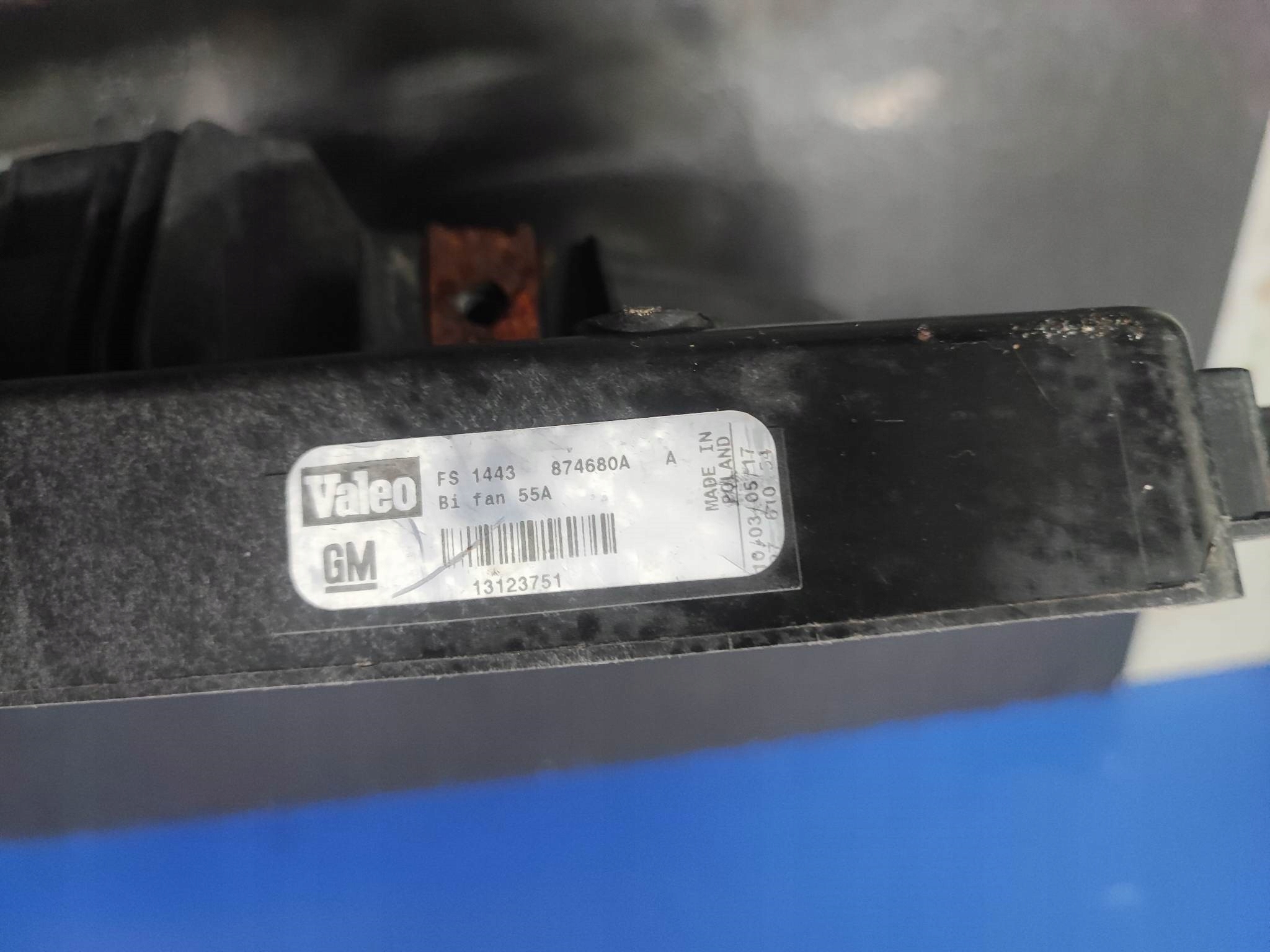 SAAB 9-3 OE 13123751 vrtule ventilátor chladiče