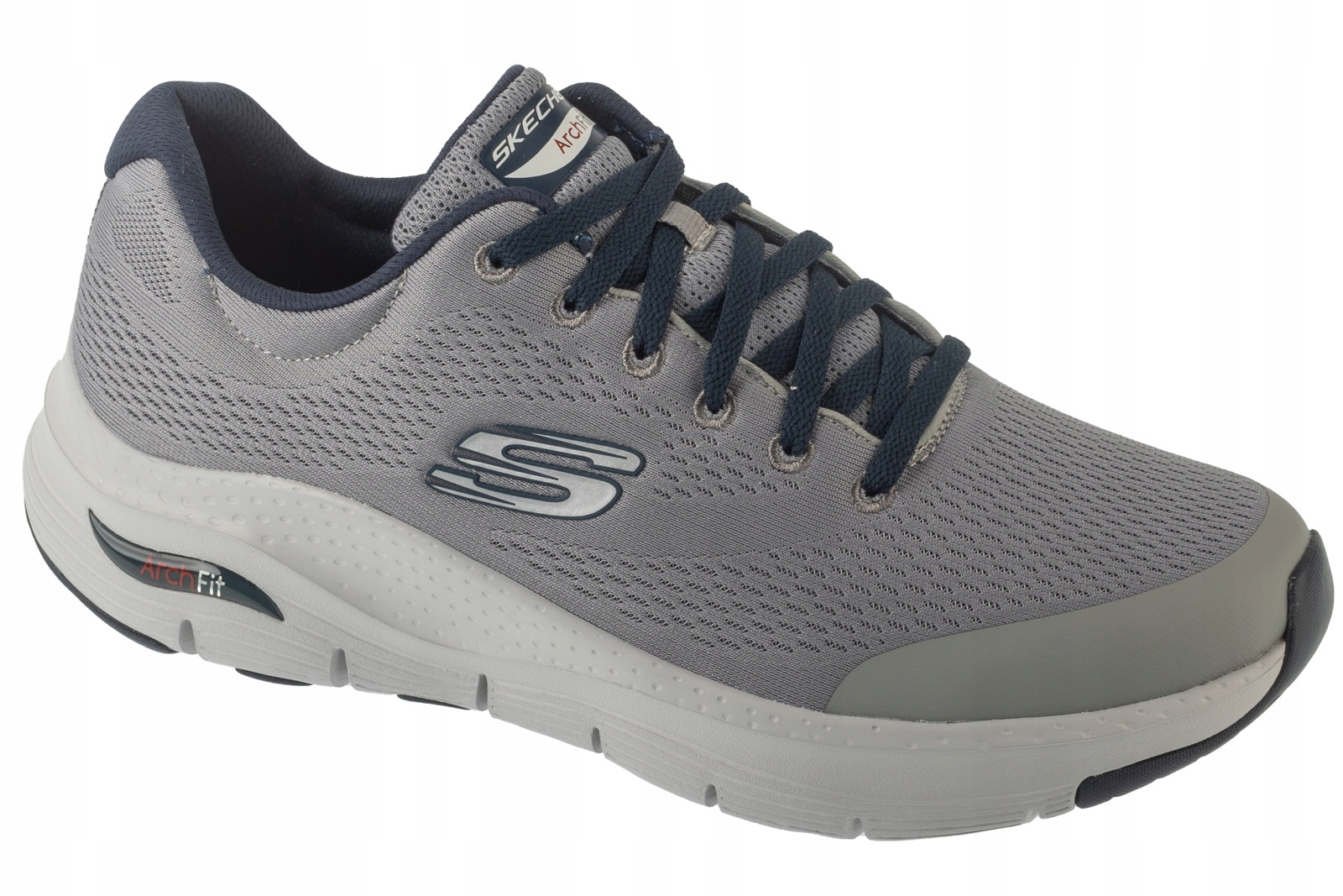 Skechers Arch Fit -43- Pánské tenisky síťovina šedá