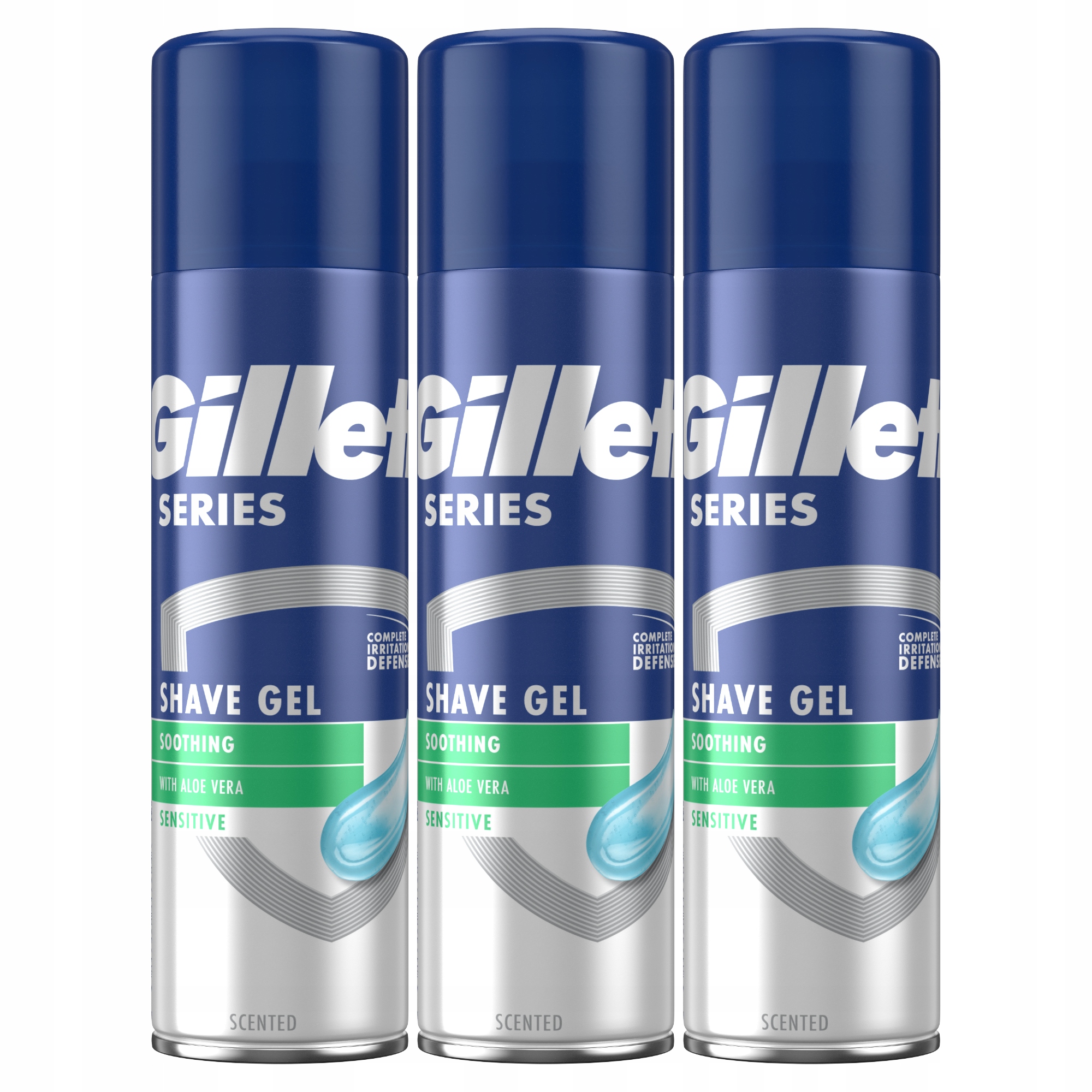 

Gillette Series Sensitive Żel do golenia 3 sztuki
