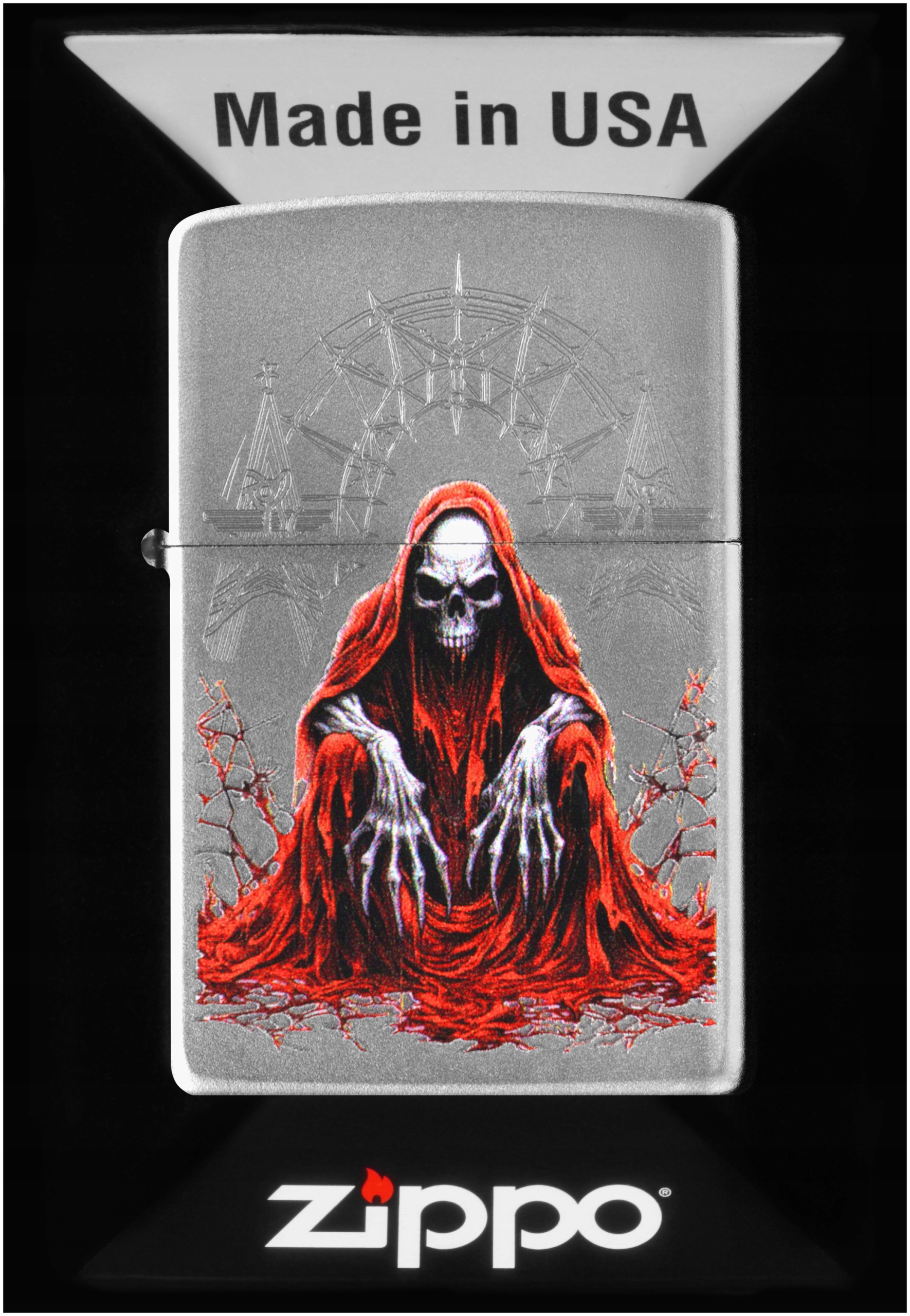 Zapalovač Zippo Reaper Skull Design 60007576