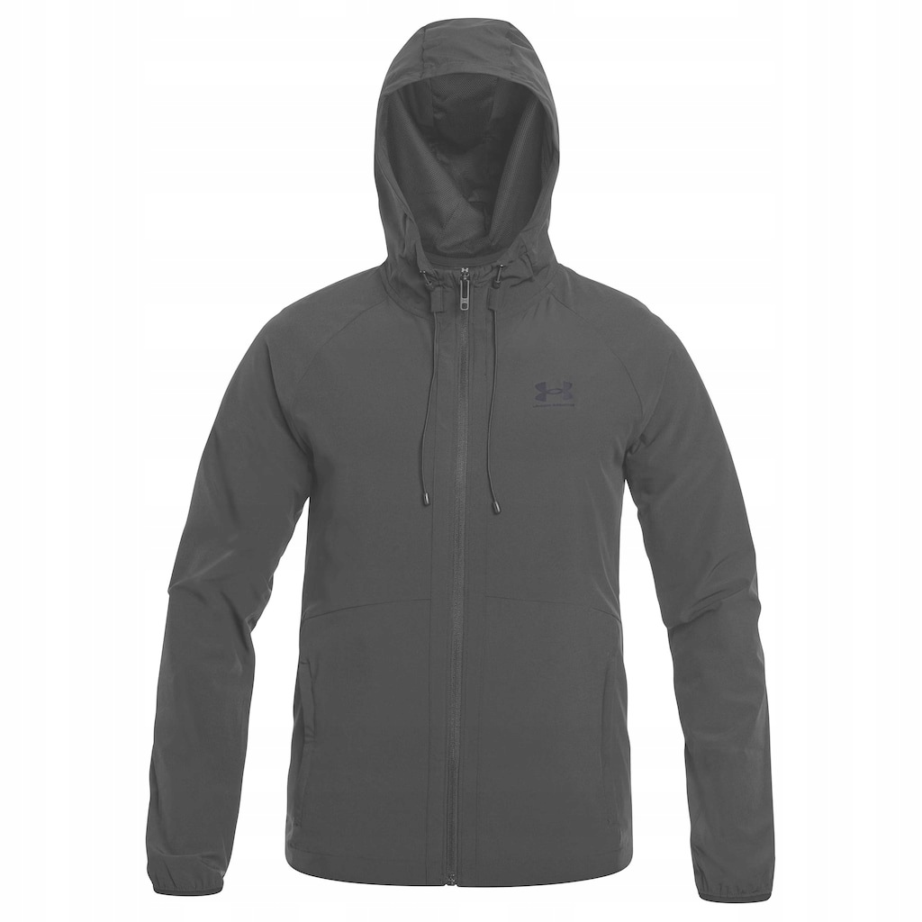 Pánská větrovka Under Armour Ua Stretch Woven Windbreaker šedá