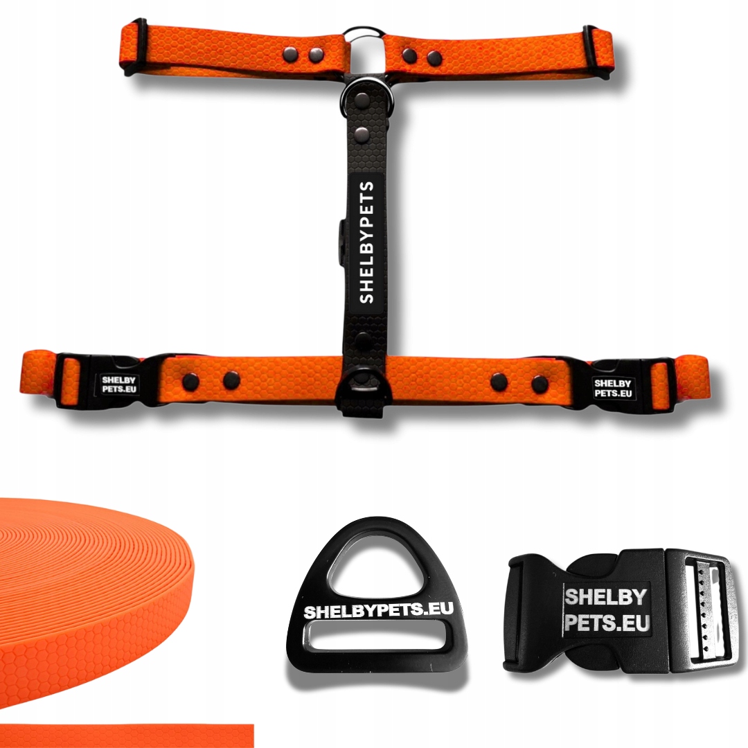 Postroj guard biothane voděodolný pro psa nastavitelný Pvc silný premium