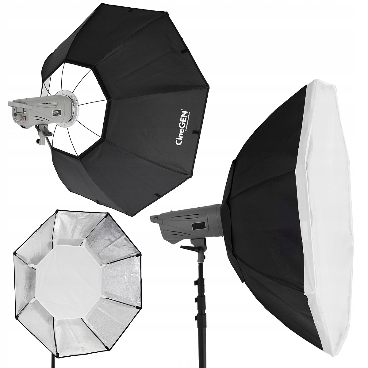 Softbox Mnohoúhelník 120 cm Dvojitá Lebka upevnění Bowens