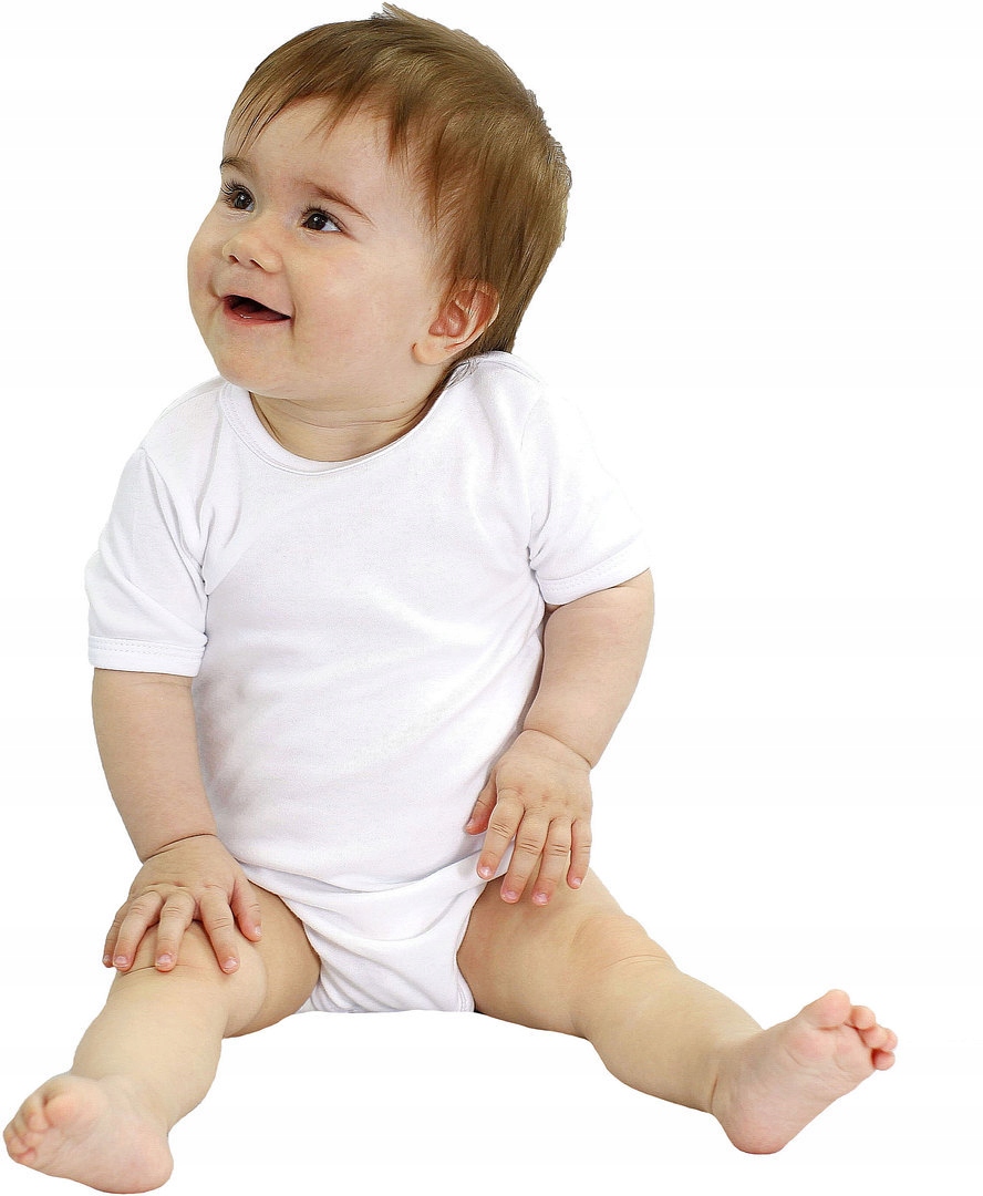 Body Krótki rękaw BIAŁE Biel r 56 KLEKLE