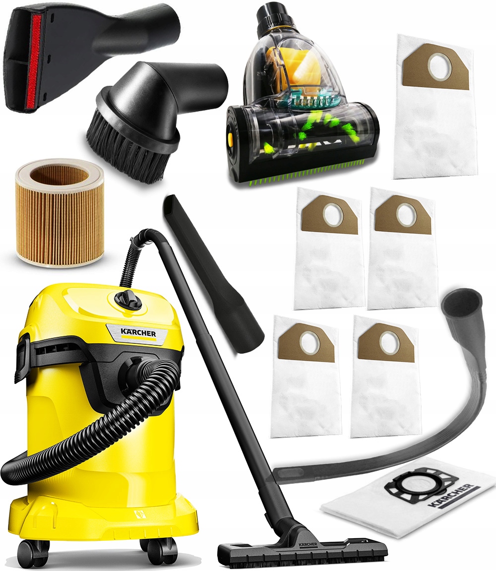 KARCHER ODKURZACZ BEZWORKOWY MV WD 3 CAR PREMIUM X Marka Kärcher