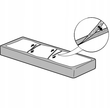 

Ikea pokrycie leżanki Hemnes Brimnes beżowy