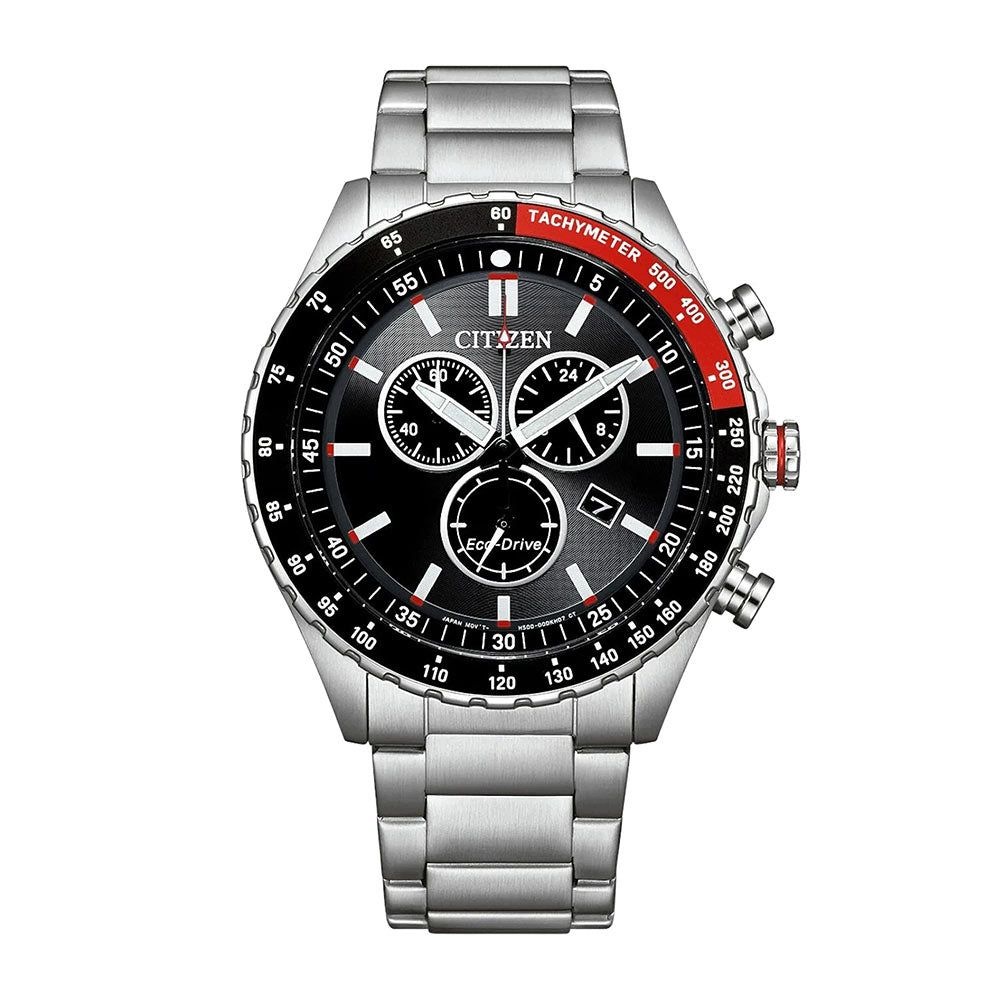 Zegarek Męski Citizen Eco-Drive AT2566-88E Chronograph Titanium