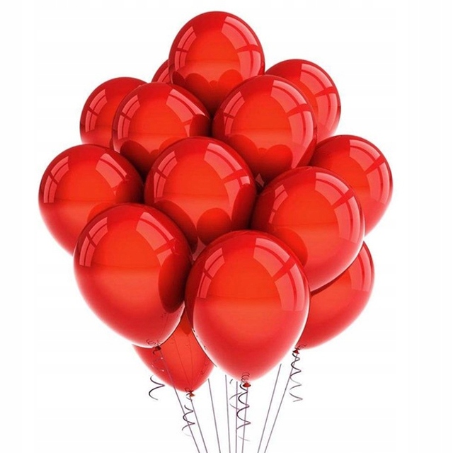 

Duże Balony Czerwone Metaliczne Urodziny 50szt