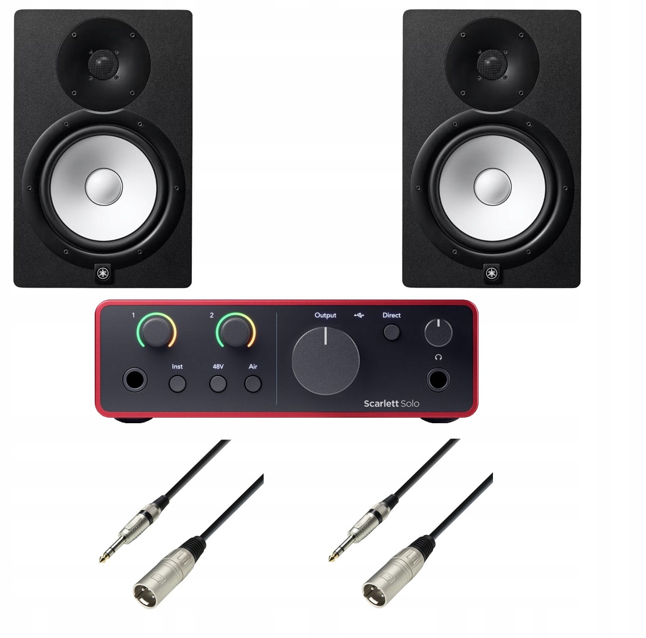 Sada pro nahrávání Rozhraní Focusrite Scarlett Solo Yamaha H8 Black