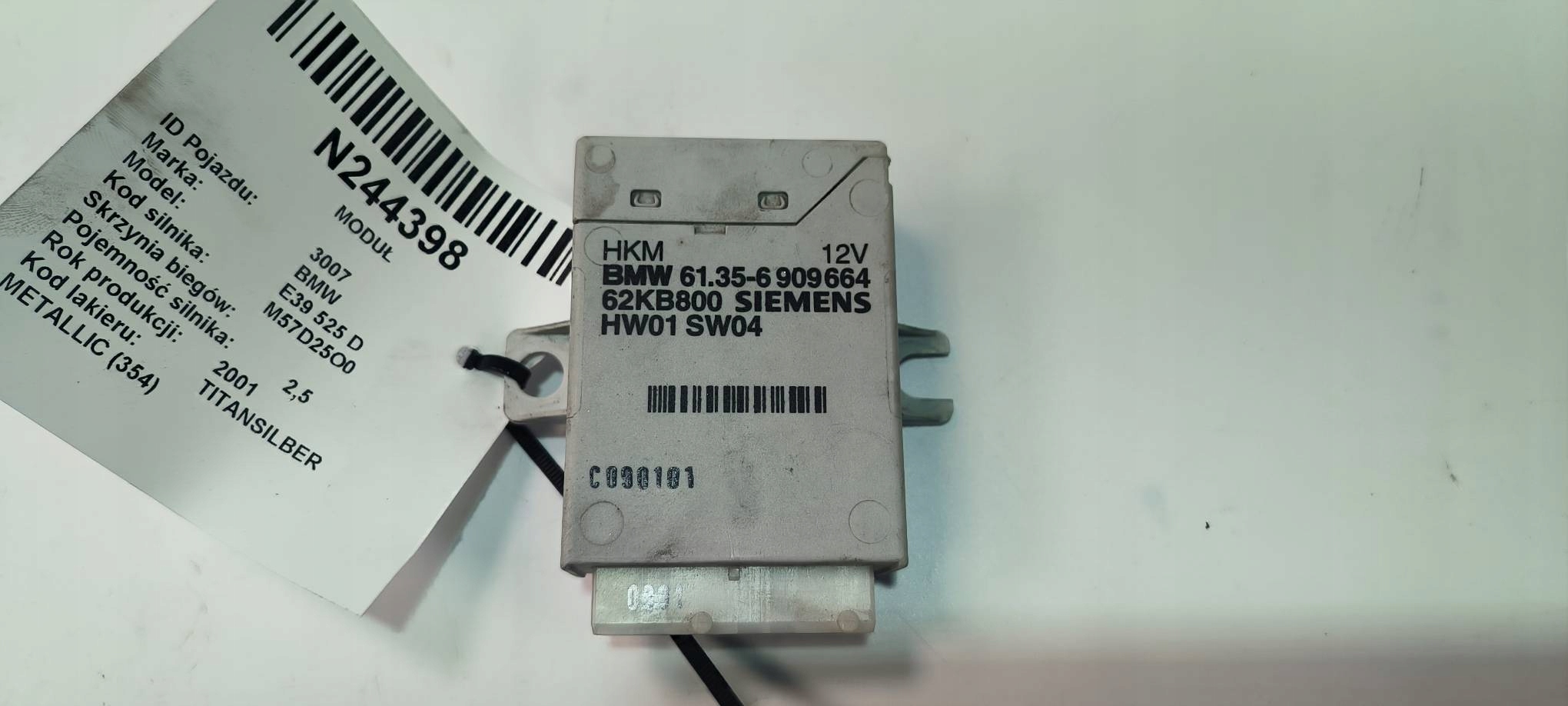 modulo EWS 61.35-6909664 BMW E39 525 D