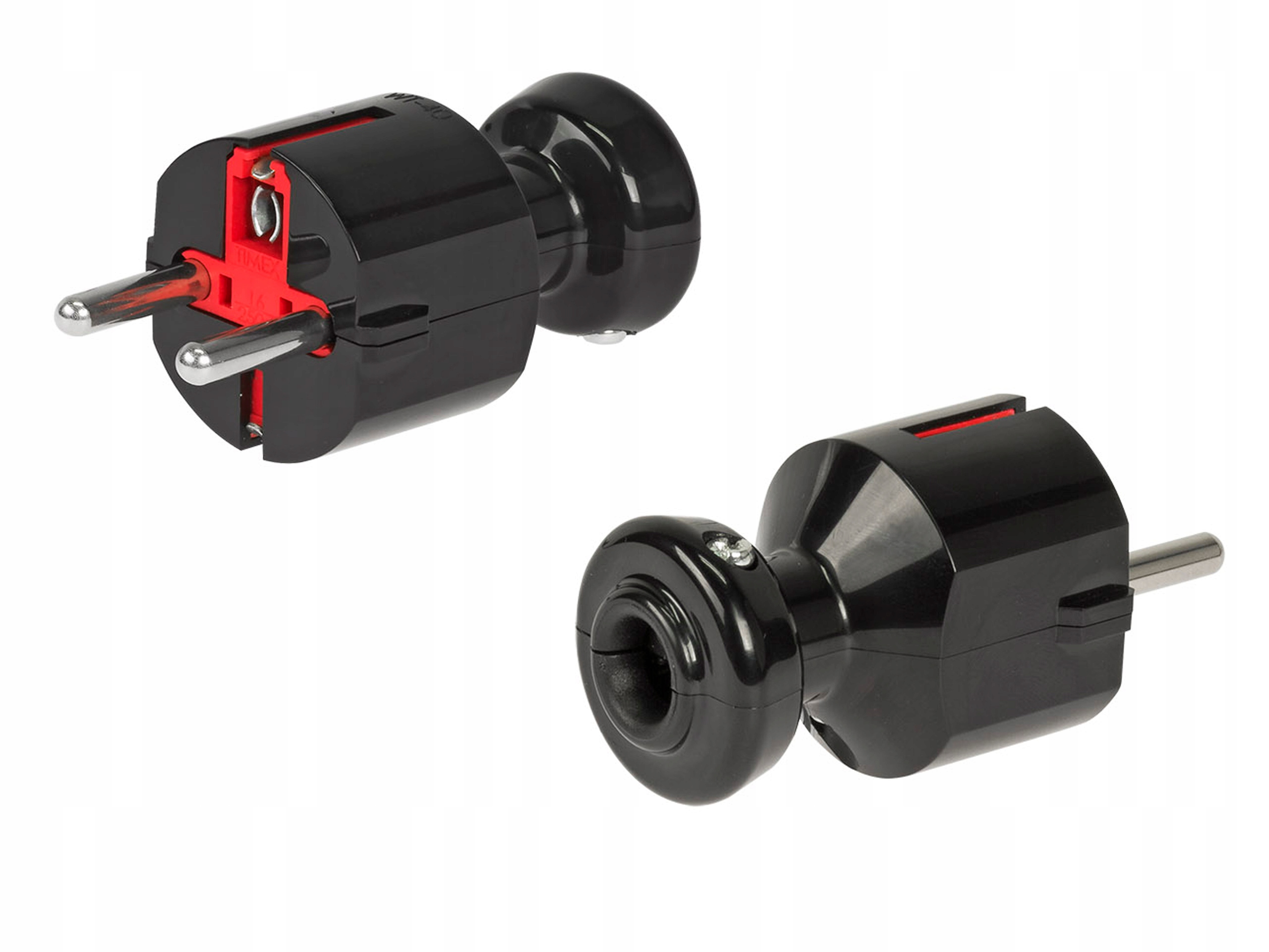 

Wtyczka prosta rozbieralna WT-40 czarna 16A