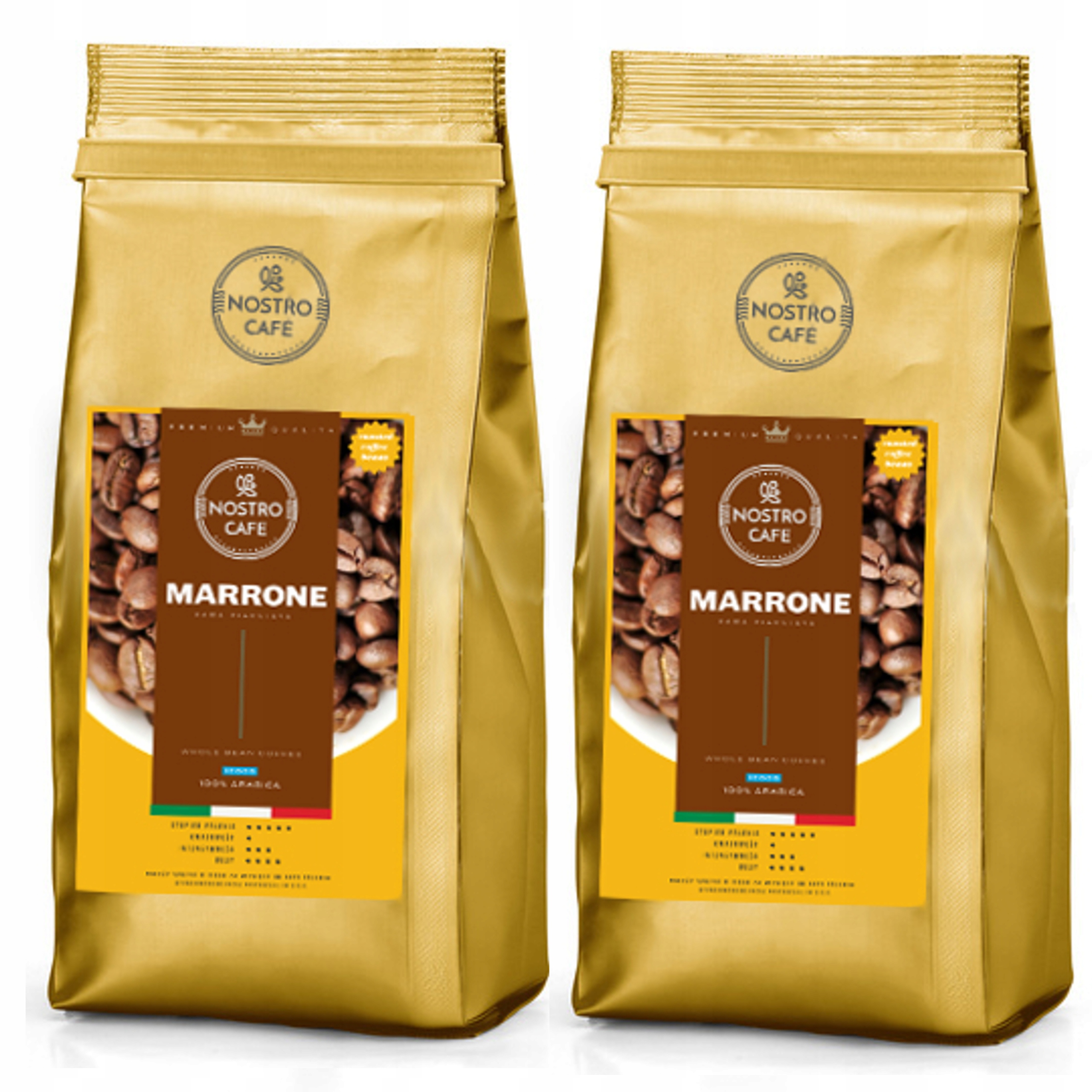 Levně Káva Zrnková Marrone 2KG Arabika 100%