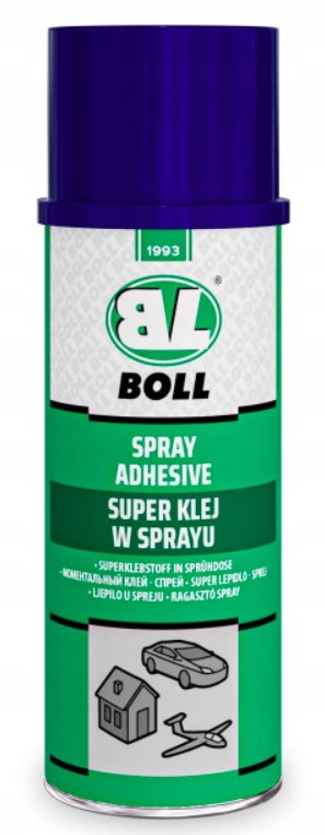 Klej W Sprayu Do Tapicerki Podsufitki Styropianu 400ML 001035 Boll