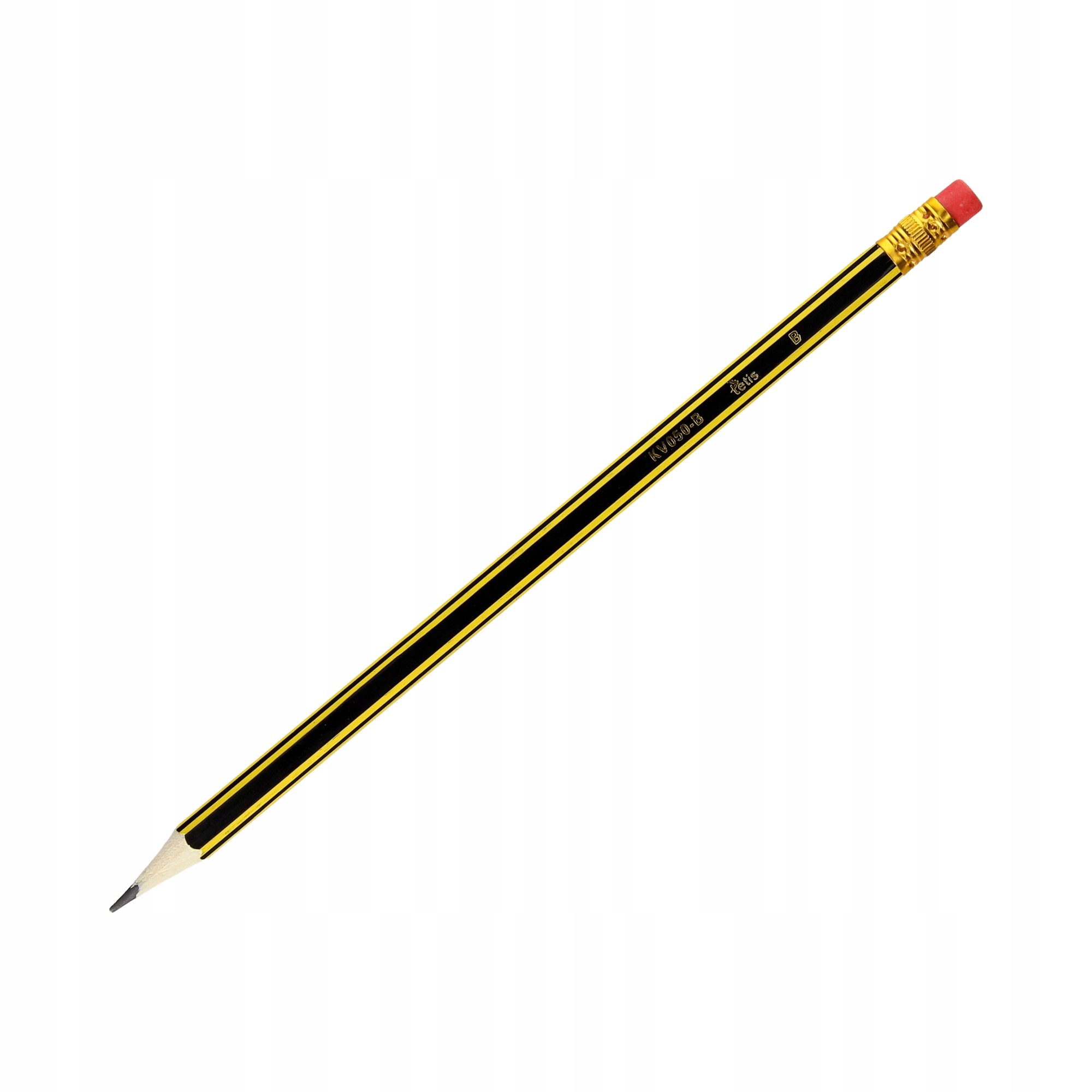 

Ołówek B z gumką Tetis KV050-B