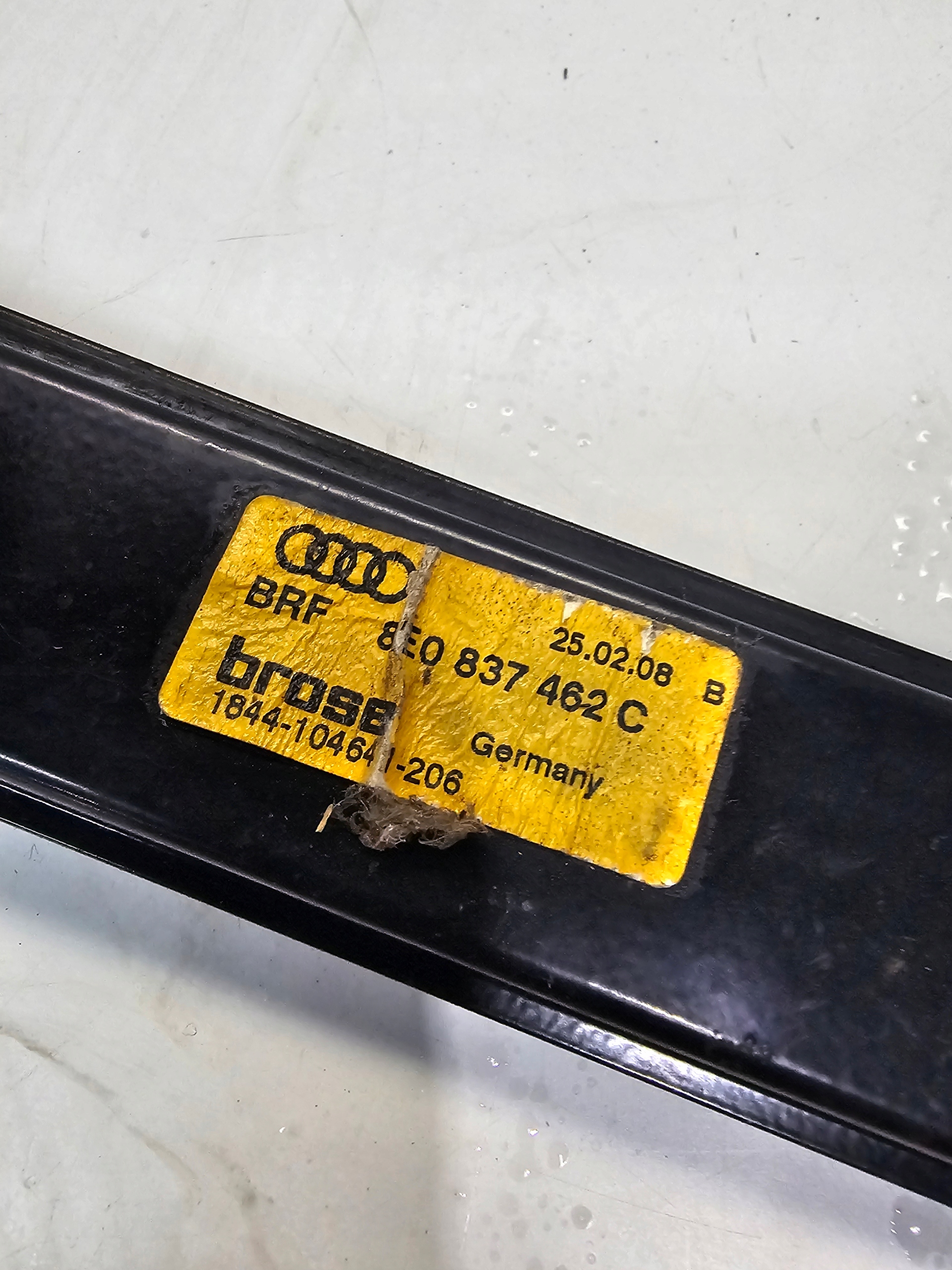 mechanism windows right front AUDI A4 B6 B7 8E0837462C