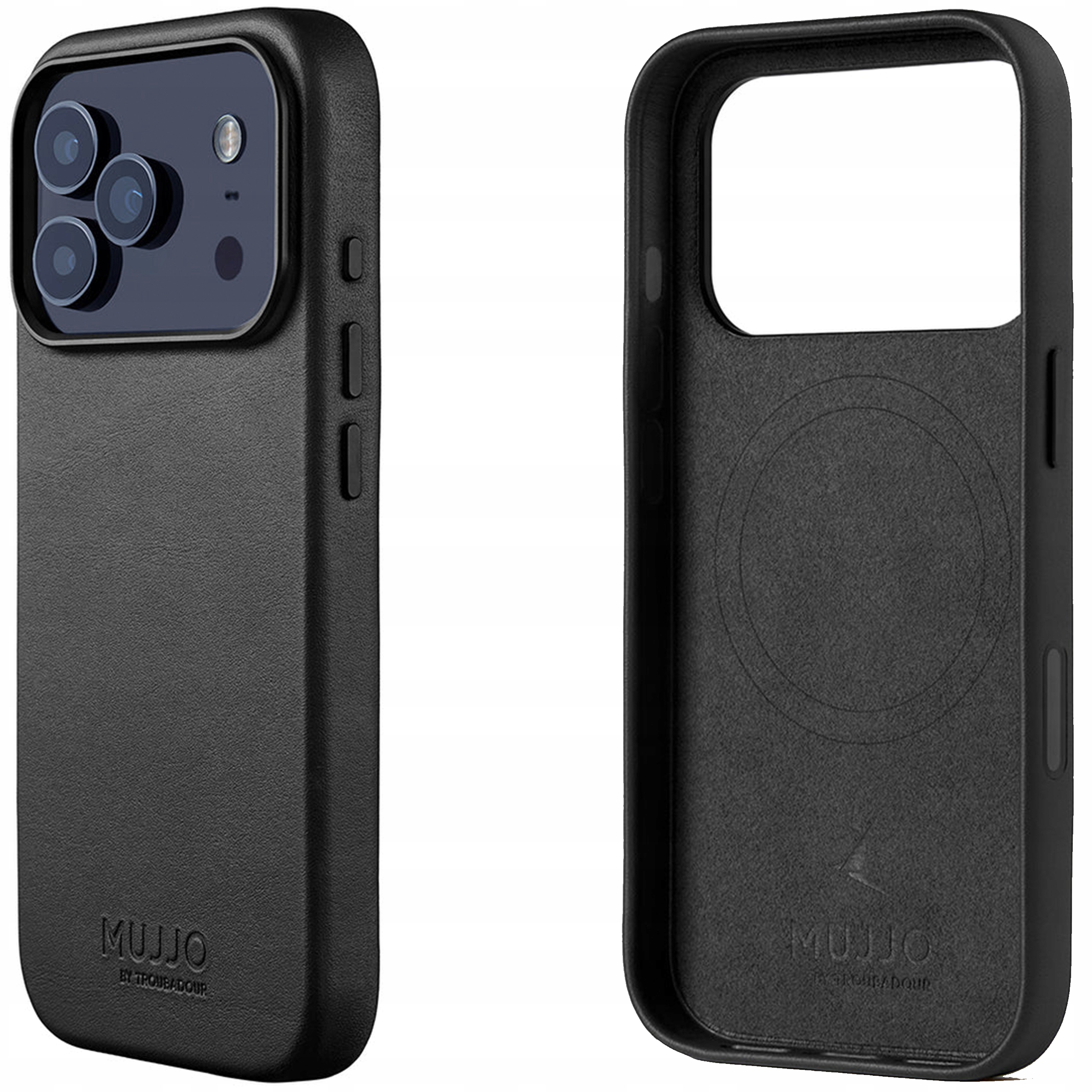 Mujjo Leather Case Pouzdro kožené s MagSafe pro iPhone 17 Pro Kryt