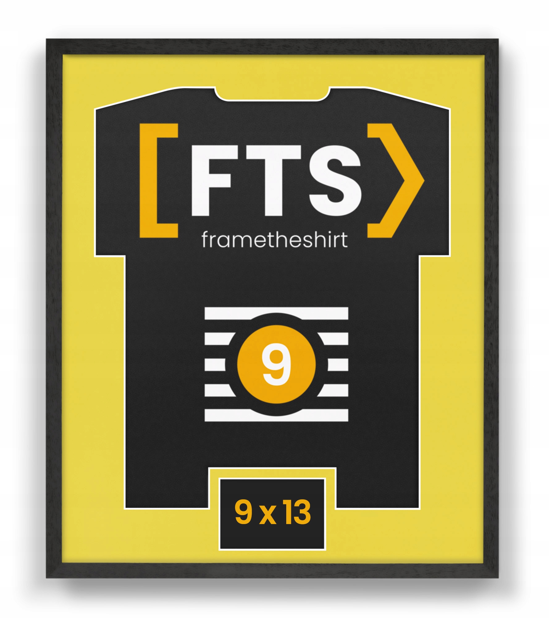 Rám na sportovní tričko s oknem – dekorativní sportovní suvenýr