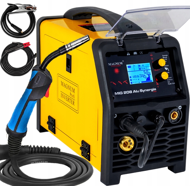 SPAWARKA MAGNUM MIG 208 ALU SYNERGIA 200A TIG MMA