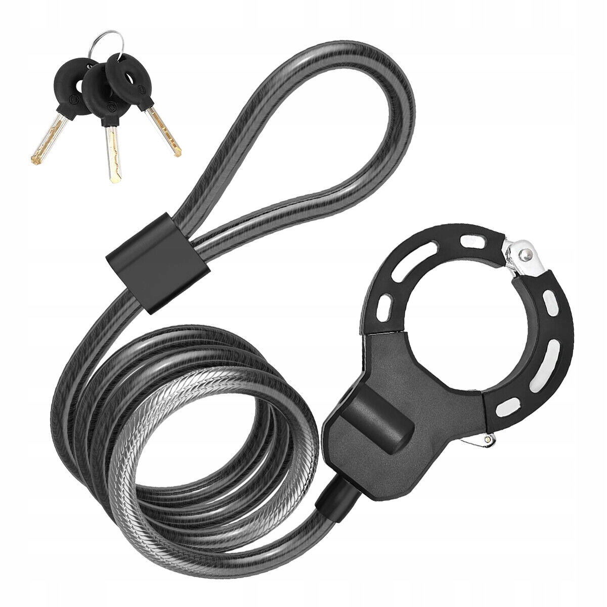 Zabezpečení Na Kolo Zámek Lancuch ZAPÍNÁNÍ125CM 13,6mm HULAJN0GI