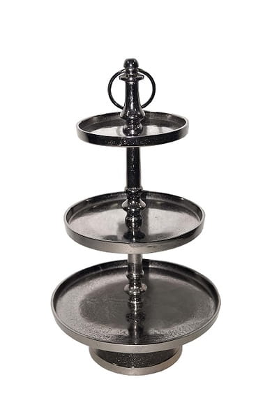 

Patera na nóżce 3-poziomowa metal 44 cm