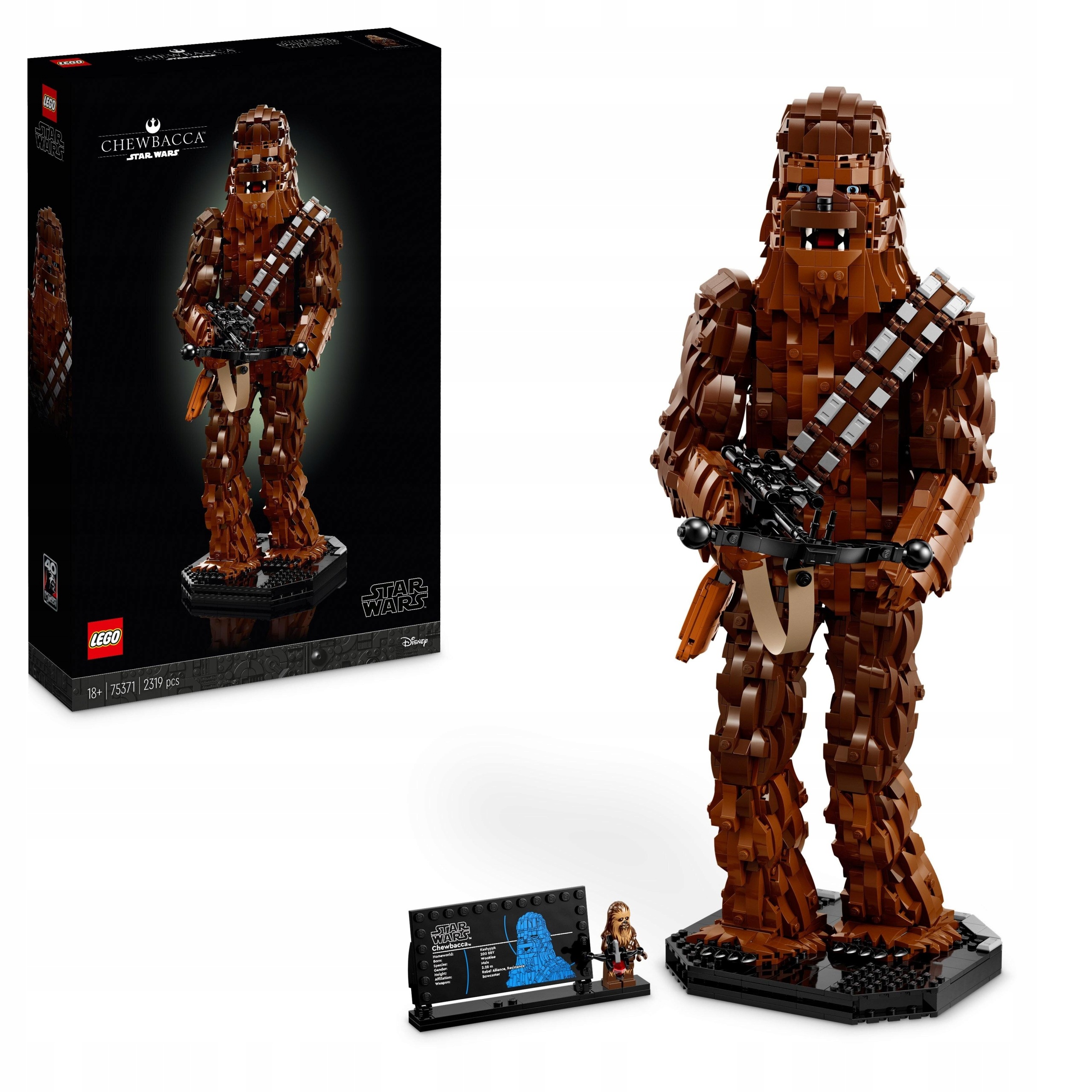 stavebnice Lego Star Wars 75371 Chewbacca 2319 Dílků Dárek