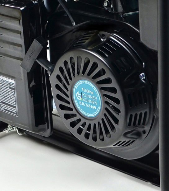 Agregat prądotwórczy Könner & Söhnen KS 7000, 13KM, 5500W Nominalna moc prądnicy 5000 W