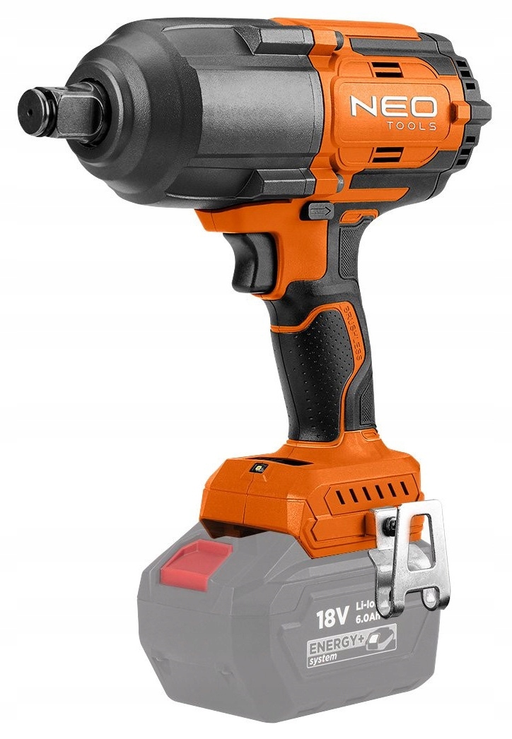 NEO Klucz udarowy 1100Nm akumulatorowy bezszczotkowy 1/2” 18V AKU 4Ah Napięcie (V) 18 V