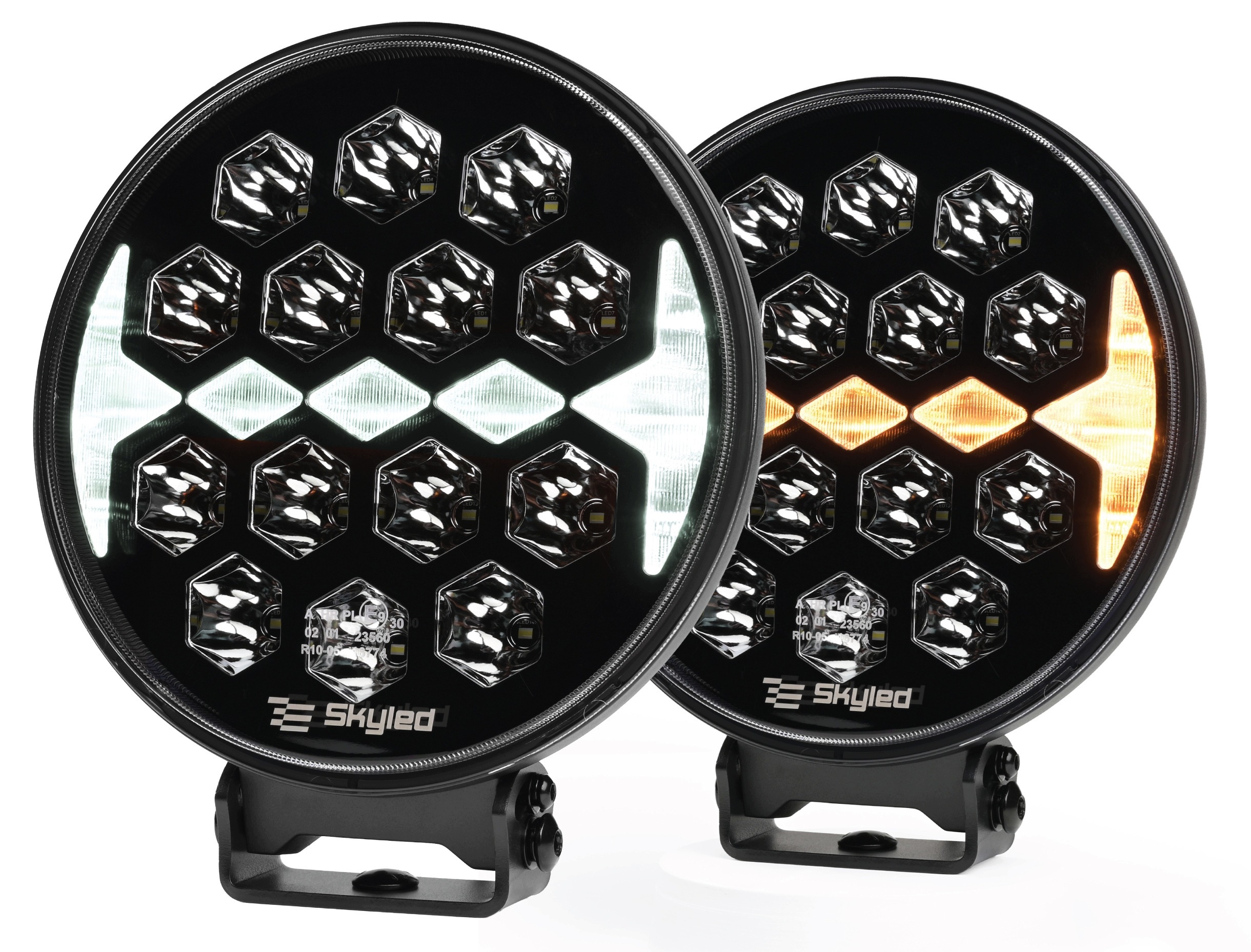 Světlomet Skyled Hero 9X FI220 100W Led Bílá A Oranžová Poloha