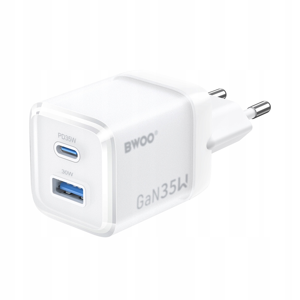 Bwoo Ładowarka Pd 35W Usb Usb-c Adapter Do Telefon Laptop Szybkie Ładowanie