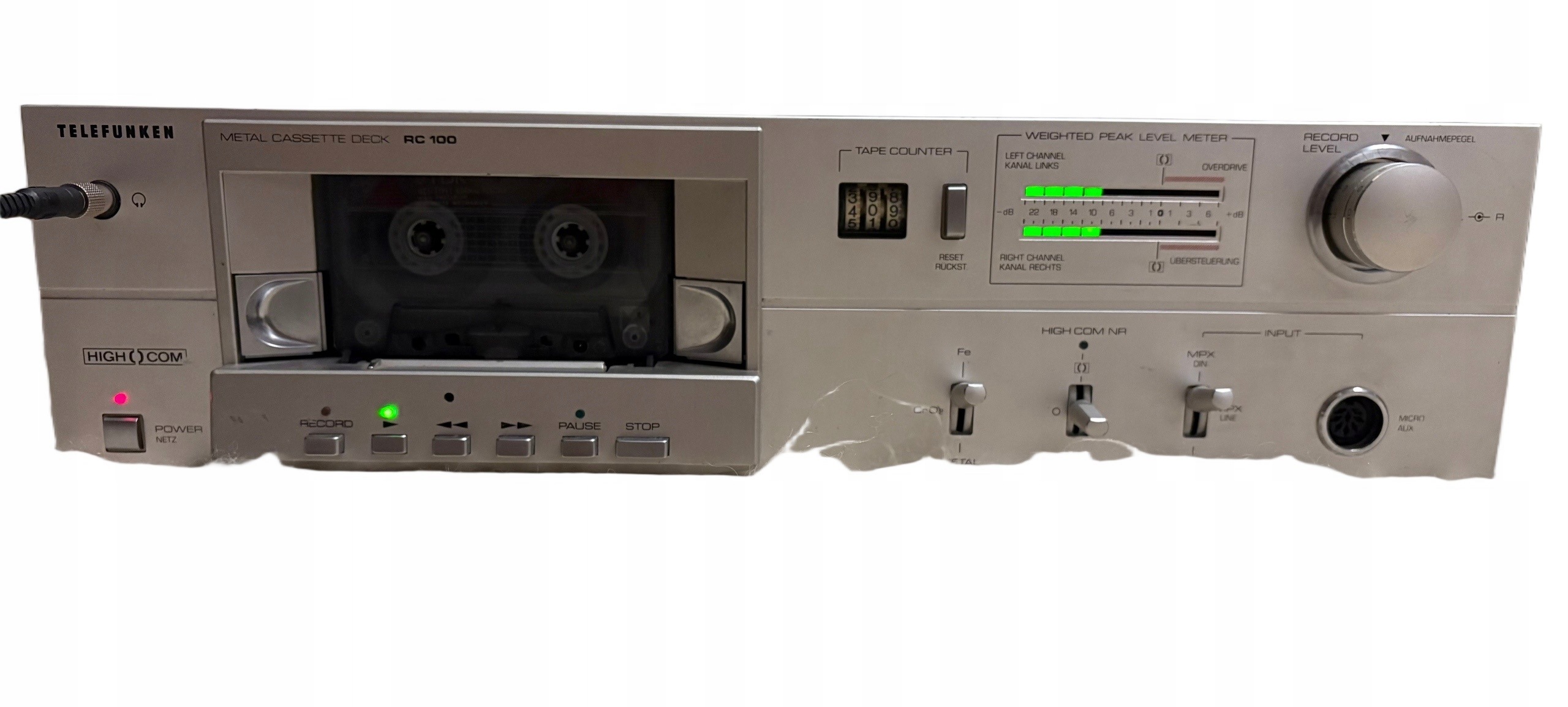 Видеомагнитофон TELEFUNKEN RC-100 — НЕТ. Е977