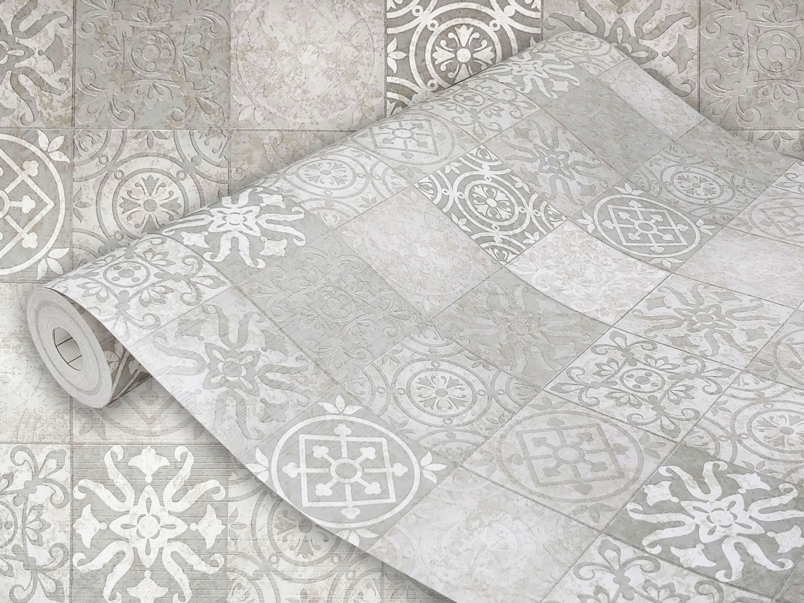 

Okleina Pcv Meblowa Kafle Azteckie Wzory Szer 45cm