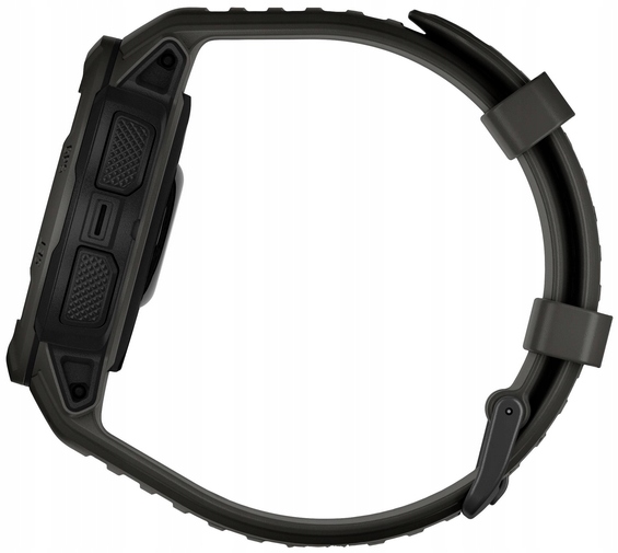 Smartwatch Garmin Instinct 2 Solar grafitowy Kolor szary