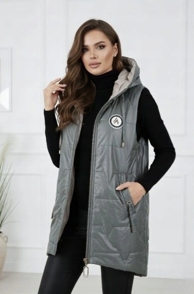 Vesta Kapuce B8583 Khaki L (40)